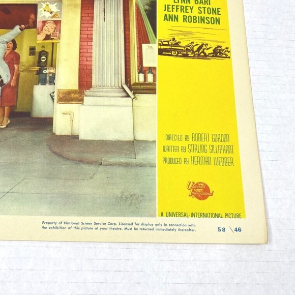 Damn‎ Citizen 1958 Lobby Cards Movie Posters Keith Andes Maggie Hayes Crime Noir - Picture 6 of 7